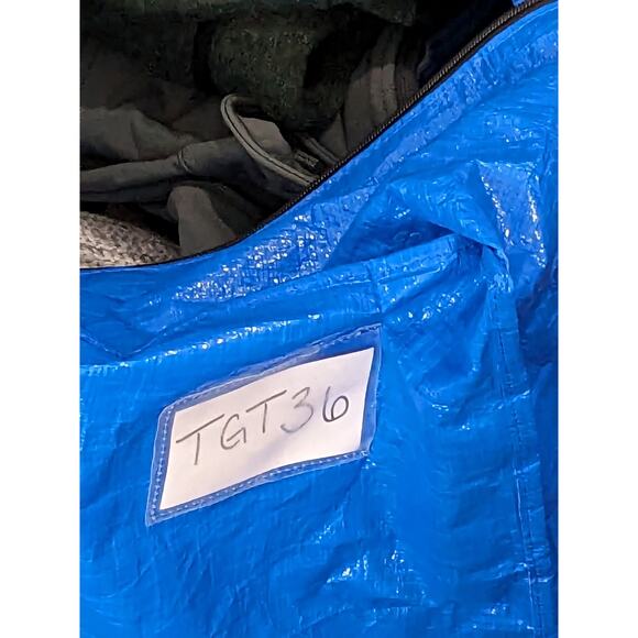 Eddie Bauer Fleece Sweater XXL Heather Navy Classic Fit High Neck 1/4 Zip Staple - Picture 12 of 12